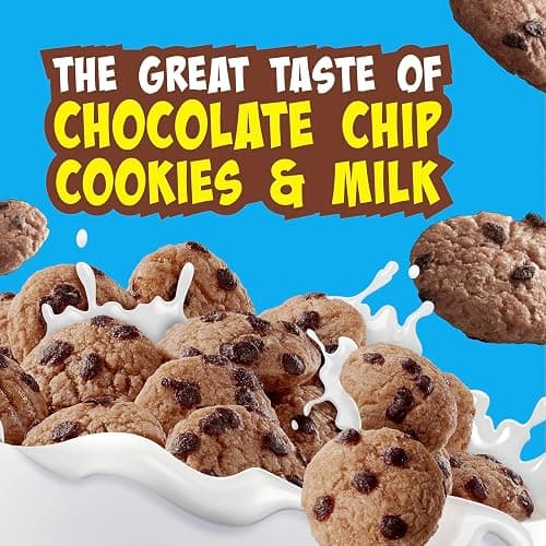 Cookie Crisp Breakfast Cereal, Chocolate Chip Cookie Taste, Made with Whole Grain, Family Size, 18.3 oz thumbnail 3