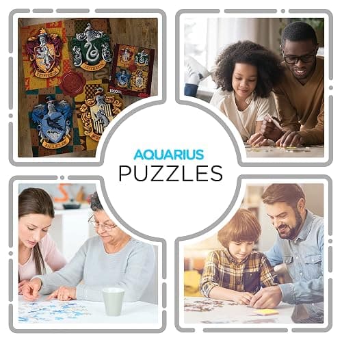 AQUARIUS Harry Potter Puzzle House Crests (1000 Piece Jigsaw Puzzle) - Officially Licensed Harry Potter Merchandise & Collectibles - Glare Free - Precision Fit - 20x28in thumbnail 4