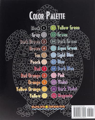 ANIMAL STENCILS Color By Number: Activity Coloring Book for Adults Relaxation and Stress Relief thumbnail 2