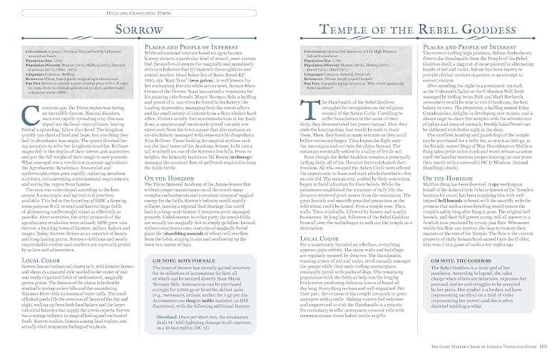 The Game Master's Book of Instant Towns and Cities: 160+ unique villages, towns, settlements and cities, ready-on-demand, plus random generators for ... RPG adventures (The Game Master Series) thumbnail 5