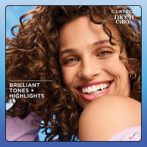 Clairol Nice'n Easy Permanent Hair Dye, 3 Brown Black | 100% Gray Coverage | Long‑Lasting, Natural‑Looking Color & Shine | Pack of 1 thumbnail 10