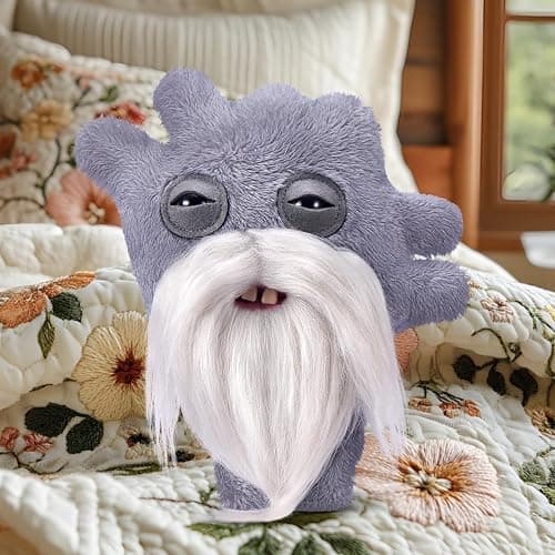 Fuggler Old Fogies 9-Inch Plush Toy (Captain Cardiac) by ZURU – Funny Ugly Monster Stuffed Animal with Human-Like Teeth, Collectible Plush for Kids, Tweens, Teens, Adults & Weird Toy Lovers thumbnail 2