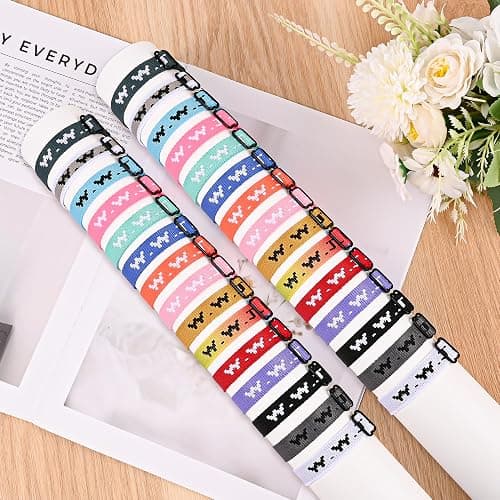 30PCS WWJD Bracelet Pack for Women Men, Christian Jesus Wristbands Gifts, W.W.J.D Adjustable Bracelets What Would Jesus Do Bracelet thumbnail 4