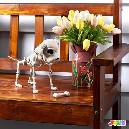 JOYIN Posable Halloween Dog Skeleton Full Body Posable Joints Realistic Skeleton Puppy with Movable Joints for Halloween Decoration, Graveyard Party Decor (9.8” X 4.7” X 12.6”) thumbnail 9
