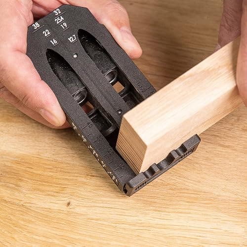 Trend Twin Pocket Hole Jig with HSS Drill Bit & Depth Setting Collar, Square Drive Bit & Pocket Hole Screws Selection, PH/JIG/C thumbnail 2