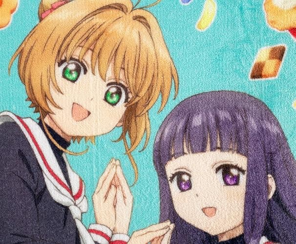 JUST FUNKY Cardcaptor Sakura Plush Fleece Throw Blanket | Cozy Sherpa Cover for Sofa and Bed, Home Decor Room Essentials | Anime Manga Gifts and Collectibles | 45 x 60 Inches thumbnail 4