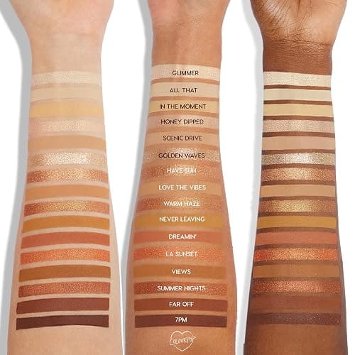 ColourPop Golden Hour Eyeshadow Palette - Sunset Tone Eye Makeup Palette with Duo-Chrome, Metallic, Matte Sparkle & Glitter Finishes - High-Pigment Eye Makeup with a Long-Wearing Formula (0.67 oz) thumbnail 5