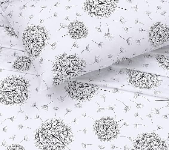 100% Cotton Full Sheets, Bedding Full Size Set, Dandelion | 4 Piece Set thumbnail 3