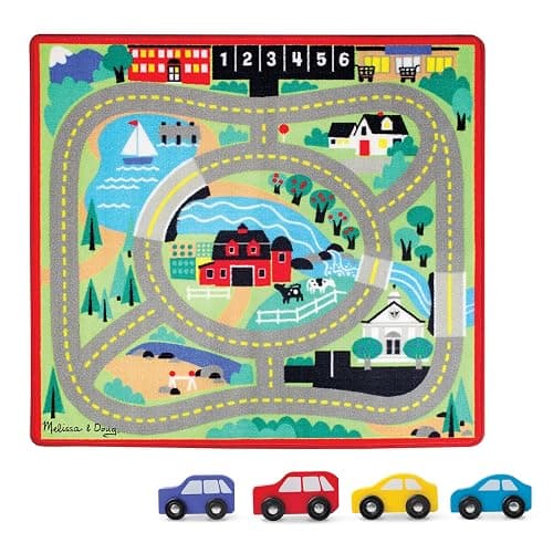 Melissa & Doug Round The Town Road Rug (FFP) - Image 1