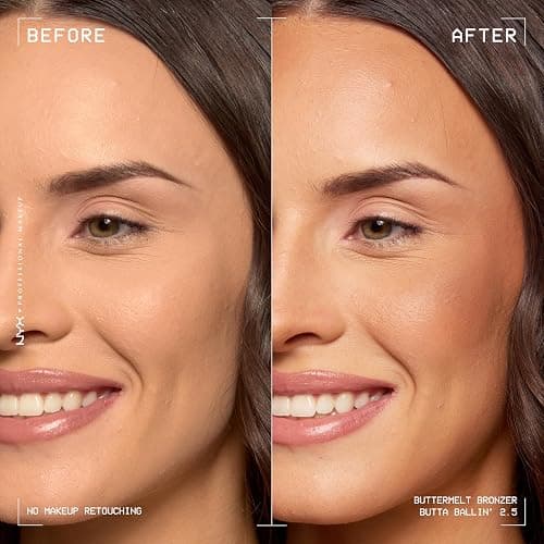 NYX PROFESSIONAL MAKEUP Matte Buttermelt Bronzer, Longwear Face Makeup with Up to 12 Hours of Wear, Vegan Formula - Butta Ballin (Medium Warm) thumbnail 3
