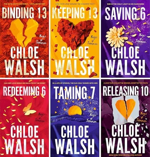 Boys of Tommen Complete 6-Book Series Collection by Chloe Walsh (Binding 13, Keeping 13, Saving 6, Redeeming 6, Taming 7, and Releasing 10) (Boys of Tommen Series) - Image 1