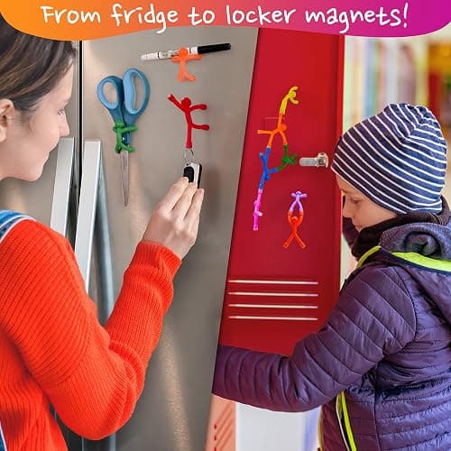 MAGMEN Strong Magnetic Fidget Toys for Kids & Adults - 20 Pack Sensory Toys for ADHD Autism Anxiety - Educational STEM Building Set - Travel Desk Toys - Stress Relief for Focus & Calm Ages 3+ thumbnail 8