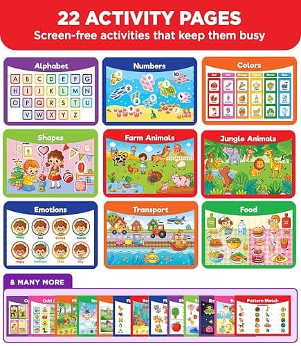 Doctor Jupiter Montessori Preschool Busy Book for Toddlers 3+ Year Olds | Preschool Learning Activities - Educational Travel Toys | Birthday Gift Ideas for Boys & Girls thumbnail 3
