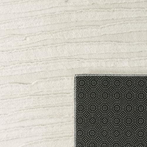 Paco Home Teppich Wohnzimmer Schlafzimmer Kurzflor Skandinavisches Boho Muster Geometrisch Rauten Motiv Einfarbig Weich Modern, Grösse:120x160 cm, Farbe:Creme 7 thumbnail 6