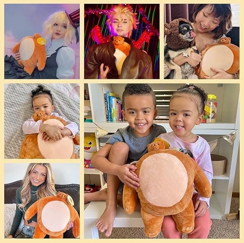 TINY HEADED KINGDOM 15 inch Pip Bear for Girls and Boys, Adorable and Big Plushies, Little Head Bear, Stuffed Animal thumbnail 5