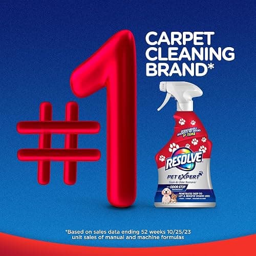 Resolve Pet Expert Stain and Odor Remover, Carpet Cleaner, Pet Stain and Odor Remover, Carpet & Upholstery Cleaner - Removes Stains and Odors, 22 oz thumbnail 8