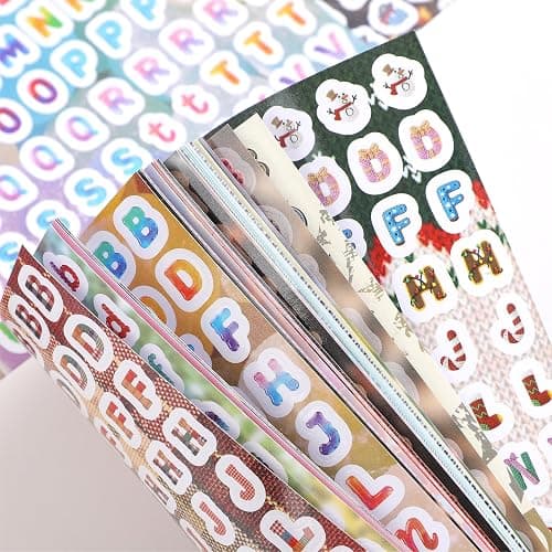 3000+ Pcs Alphabet Sticker for Journaling,Fun & Colorful Craft Letter Stickers for Junk Journal, Scrapbooking Supplies, Ideal DIY Decorative Gift for Women Teen Girls thumbnail 9
