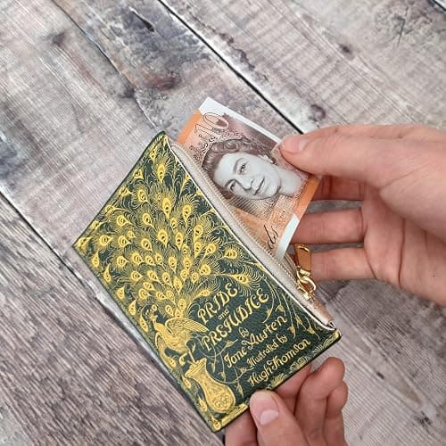 Pride and Prejudice Card Holder Mini Book Wallet Coin Purse Book Card Purse Book Cardholder Jane Austen Book Lover Gift by ASVP Shop thumbnail 2