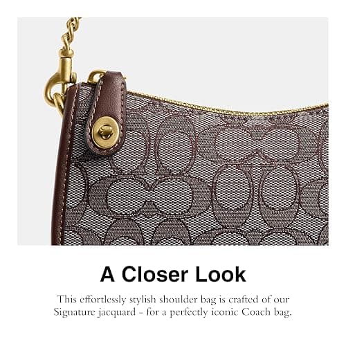 The Coach Originals Signature Jacquard Swinger 20 with Chain thumbnail 5
