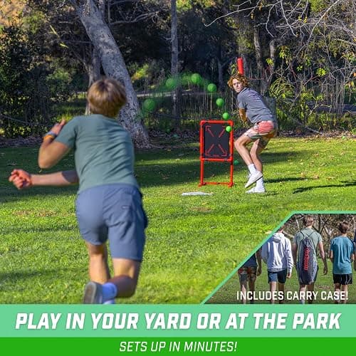 GoSports Baseball Strike Zone Target for Plastic Balls - Compatible with Blitzball and Wiffle Ball thumbnail 5