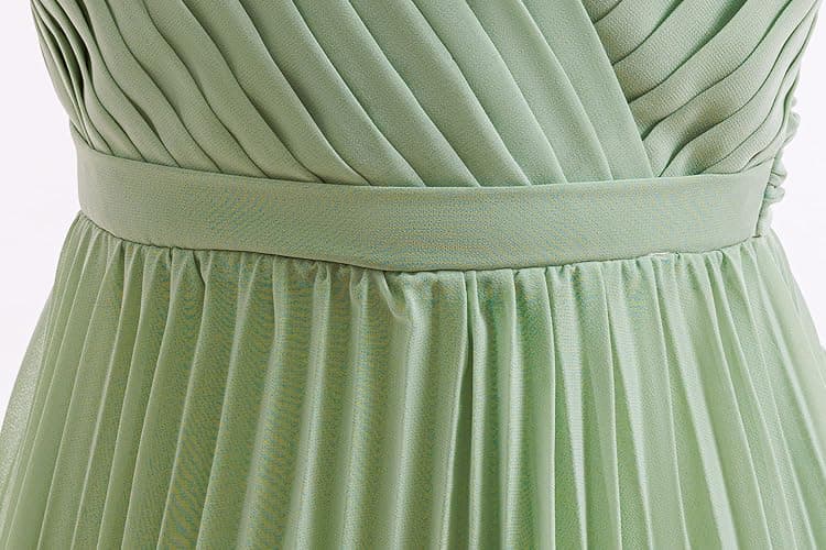 GetWish Flower Girls Wedding Guest Dress Junior Bridesmaid Formal Pageant Pleated Fancy Long Dresses Evening Party Gown thumbnail 6
