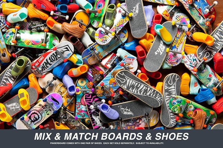 Hot Wheels Mattel Tony Hawk Moment Skate Fingerboard & Shoe Assortment thumbnail 3