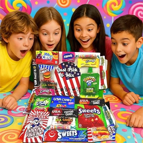 Just Pick & Mix American Sweets Selection Box Hamper Including Your Favourite Brands From The USA thumbnail 4