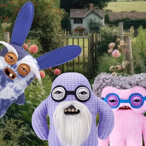 Fuggler Old Fogies 9-Inch Plush Toy (Mr Needles) by ZURU – Funny Ugly Monster Stuffed Animal with Human-Like Teeth, Collectible Plush for Kids, Tweens, Teens, Adults & Weird Toy Lovers thumbnail 6