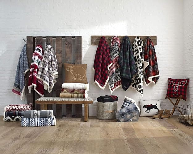 Eddie Bauer - Blanket, Super Soft Reversible Sherpa & Brushed Fleece Bedding, Throw Blankets for Couch, Ideal for Lounging (Pine Tartan) thumbnail 3