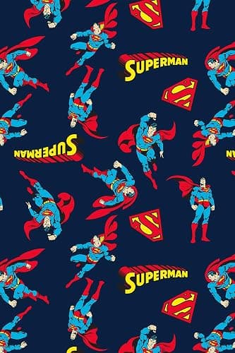 DC Comics Mens Superman All Over Print Loungewear Pajama Pants - Image 1