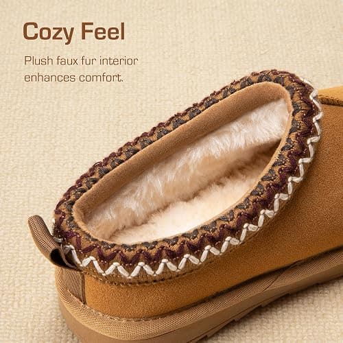 DREAM PAIRS Girls Boys Slippers Kids House Fuzzy Indoor Outdoor FuzzyEasy Kid's Slip-on Slipper for Little Kid Big Kid thumbnail 4