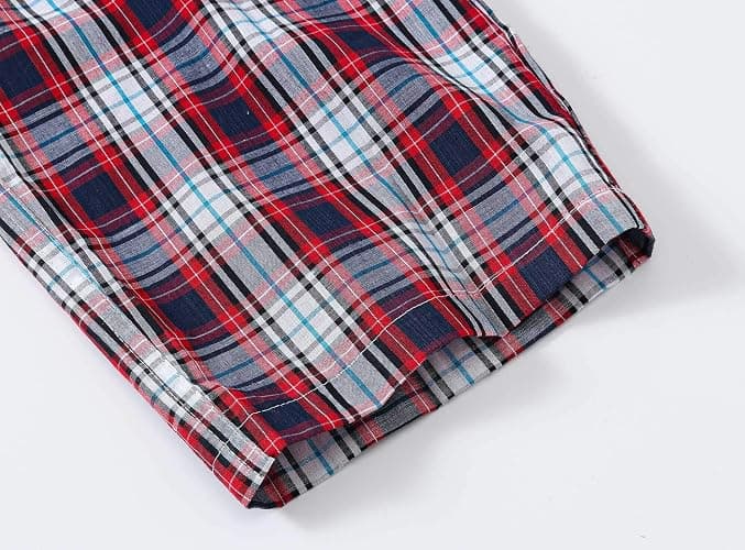 MoFiz Men's Pajama Pants Ultra Lightweight Pjs Bottoms Sleepwear Bottom Pants with Pocket Drawstring 3-Pack thumbnail 6
