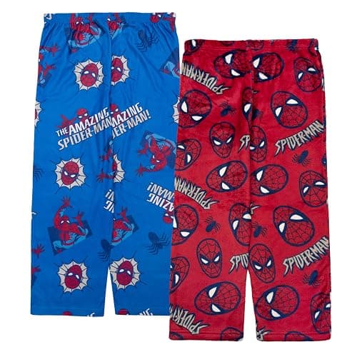 Marvel Boys' 2-pack Pajama Pants, Comfortable Nightwear, Soft & Cute Sleepwear for Kids thumbnail 4