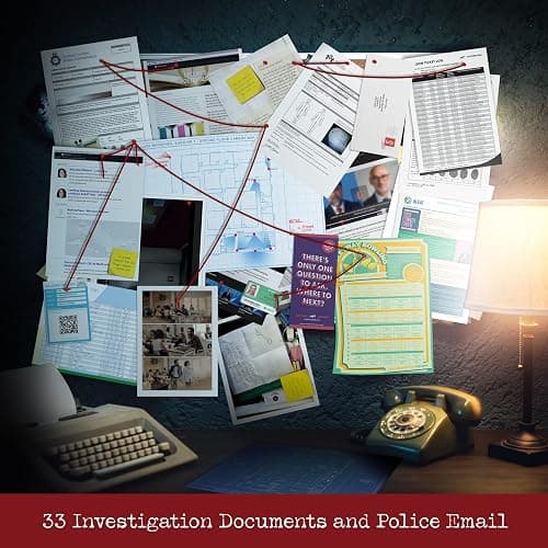 Cryptic Killers Unsolved Murder Mystery Game - Cold Case Files Investigation Detective Evidence & Crime File - Individuals, Date Nights & Party Games- Murder at Mediluck Medicines thumbnail 2
