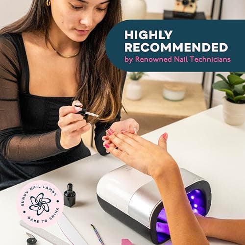 SUNUV Led Nail Lamp,Professional Nail Dryer for Gel Polish Curing Light Machine, with Automatic Sensor and LCD Display for Home and Nail Salon thumbnail 4