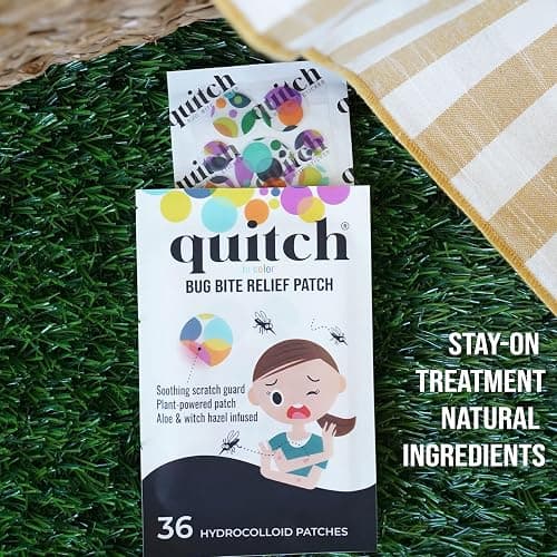 Quitch Mosquito Bite Itch Relief Patch, After Bite Insect Bite Treatment, Anti Itch Cream Alternative, Insect Bite Relief, Cruise, Travel and Camping Essential for Kids thumbnail 9