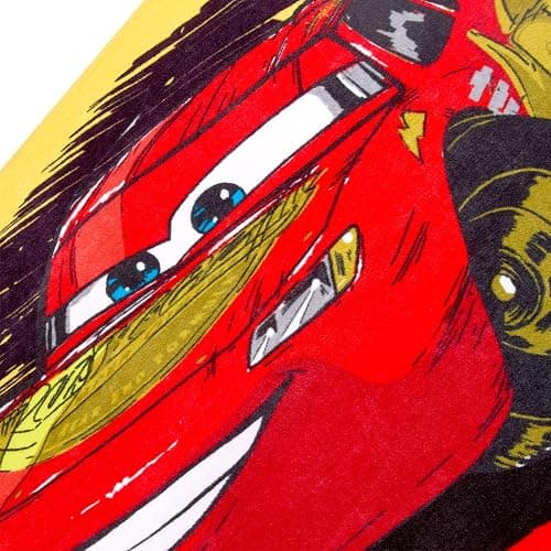 Disney Store Official Cars Beach Towel with Lightning McQueen Screen Art on Topside - Measures 29" x 58" - Soft & Absorbent for Pool or Beach - Disney Gift & Bath Towels for Kids Who Love Cars Films thumbnail 3