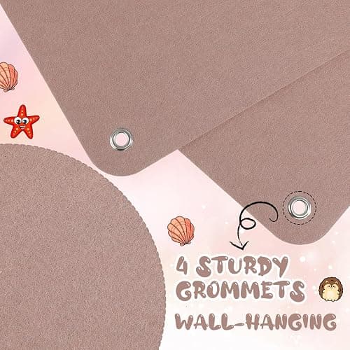Yunsailing 4 Pieces Felt Board for Toddlers Classroom Flannel Board Stories for Preschool Homeschooling, Kids Felt Story Activity Wall Hanging Children Birthday Gifts, 11.8 x 15.75 Inch (Camel) thumbnail 7