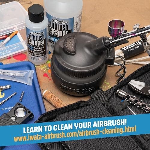 Medea Airbrush Cleaner 16 oz – Ready-to-Use Solution for Airbrushes, Paint Brushes & Artist Tools – For Acrylic, Oil & Water-Based Paints, Inks, Dyes, Watercolors and Gouache. Deep Cleans & Flushes thumbnail 4