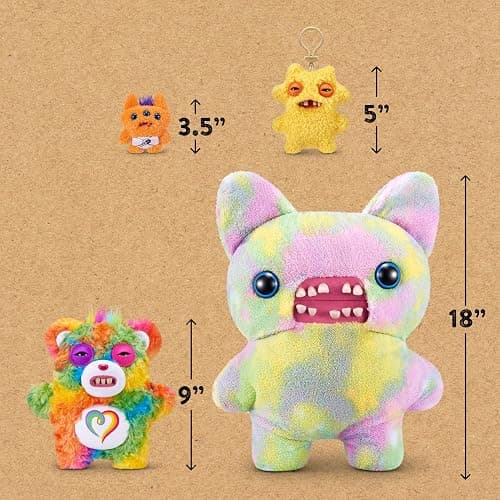 Fuggler Care Bears 9-Inch Plush Toy (Togetherness Bear) by ZURU – Funny Ugly Monster Stuffed Animal with Human-Like Teeth, Collectible Plush for Kids, Tweens, Teens, Adults & Crossover Fans thumbnail 3