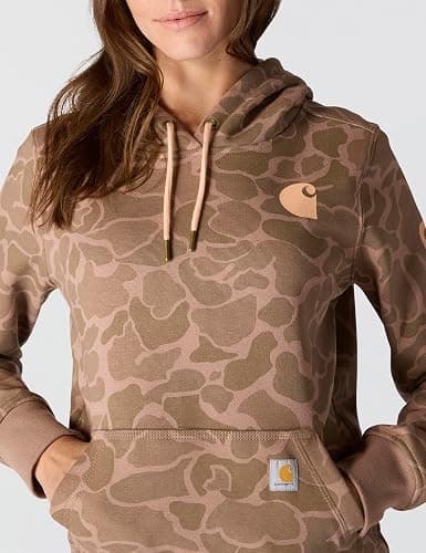 Carhartt Women's Relaxed Fit Midweight Logo Sleeve Graphic Printed Sweatshirt thumbnail 5