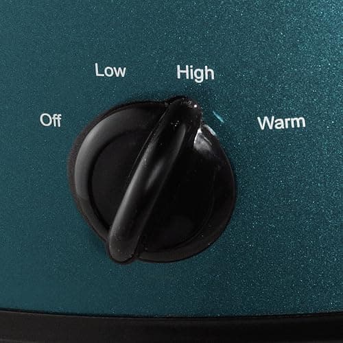 Crock-Pot 7-Quart Manual Slow Cooker, Family Size Serves 8+ People or Fits 6-lb Roast, Removable Stoneware with Warming Setting, Dishwasher Safe for Easy Cleanup, Turquoise thumbnail 4