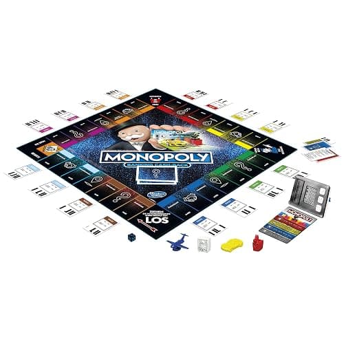 Monopoly Banking Cash-Back, die elektronische Version des beliebten, klassischen Spiels, elektronischer Punktestand und noch mehr Technologie, für die Familie thumbnail 2