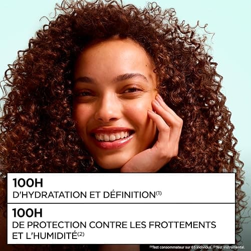 Garnier Fructis Méthode Boucles Routine 3 Produits Cheveux Bouclés | Acide hyaluronique & karité, Hydratation 72h, Shampooing masque gelée, Tenue flexible longue durée thumbnail 7