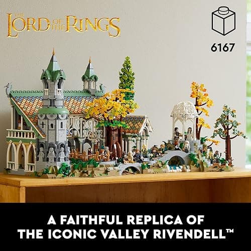 LEGO Icons The Lord of The Rings: Rivendell Building Set for Adults, Ages 18+ - LOTR Bedroom or Home Decor - Gift for Men & Women - 10316 thumbnail 3