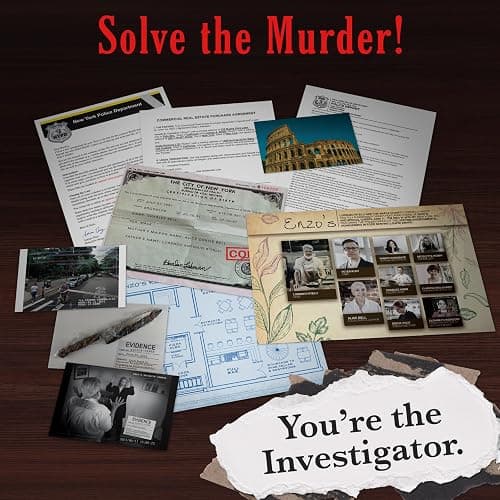 Murder Mystery Party Case Files: Death by Chef's Knife for 1 or More Players Ages 14 and Up thumbnail 3