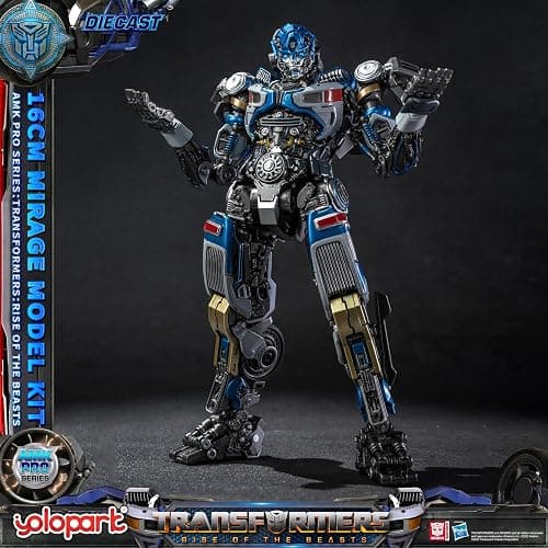 YOLOPARK Mirage Transformer Toys,AMK PRO Series Transformers:Rise of The Beasts Action Figure,Highly Articulated 6.3 Inch Model Kit for Ages 15 and Up,No Converting thumbnail 6