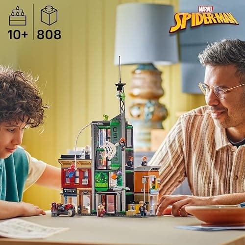 LEGO Marvel Spider-Man vs. Oscorp Building Toy - Pretend Play Set W/8 Toy Minifigures for Boys & Girls, Ages 10+ - Super Hero Building Blocks for Preteens Idea for Birthdays - 76324 thumbnail 2