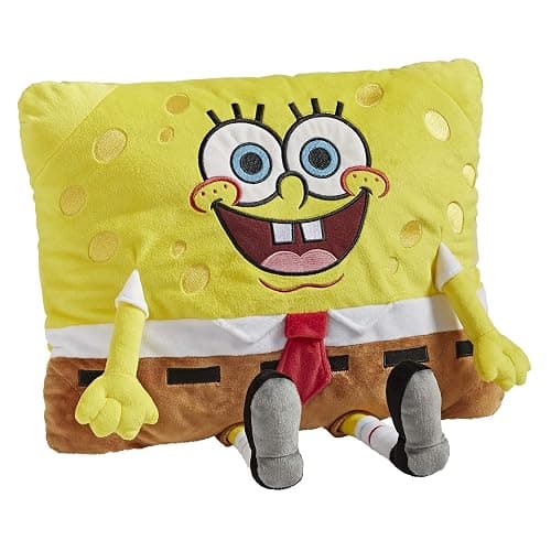 Pillow Pets Nickelodeon Spongebob Squarepants 16” Stuffed Animal Toy - Image 1