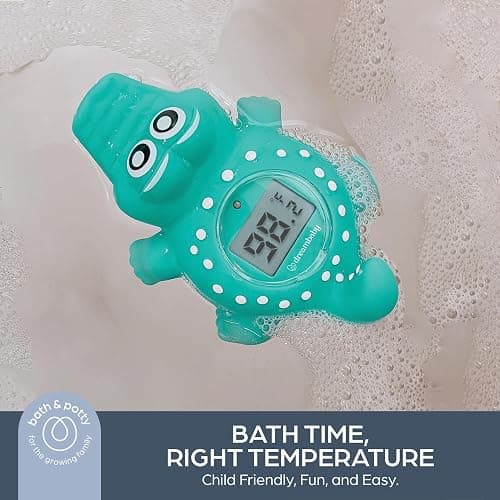 Dreambaby Floating Crocodile Bath Thermometer - Water Temperature Monitoring for Newborns, Infants, Toddlers - Croc Toy with Fahrenheit Display thumbnail 2
